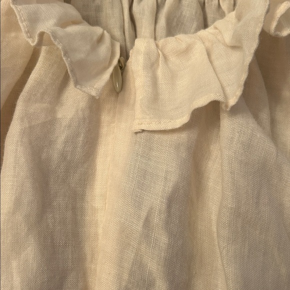 Cute cream ruffle dress! - Picture 3 of 4